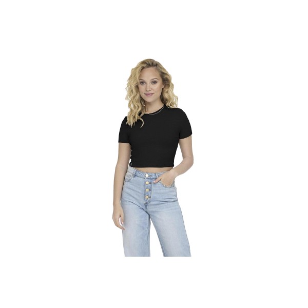 Only Onlbetty Ss Crop Top Κοντομάνικο Γυναικείο (15311891 BLACK)