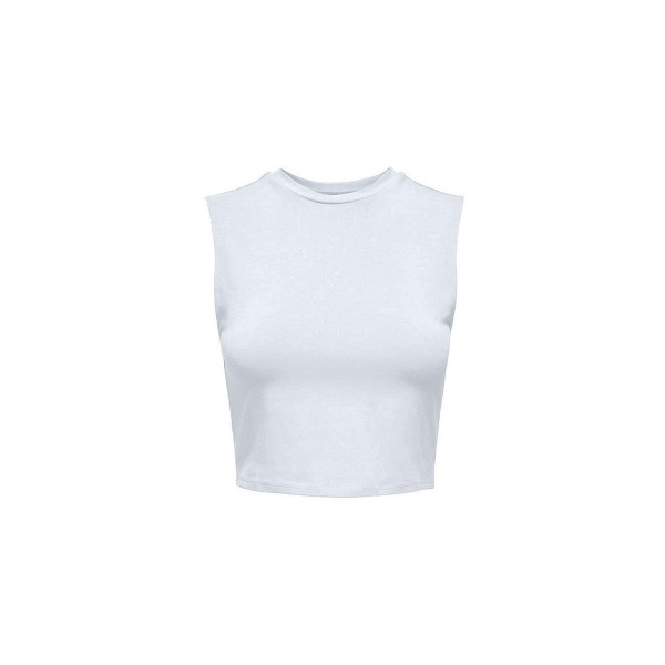 Only Onlchoice S-L Top Jrs Crop Top Αμάνικο Γυναικείο (15315376 BRIGHT WHITE)