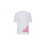 Only Mood Top Box Γυναικείο Κοντομάνικο T-Shirt Λευκό