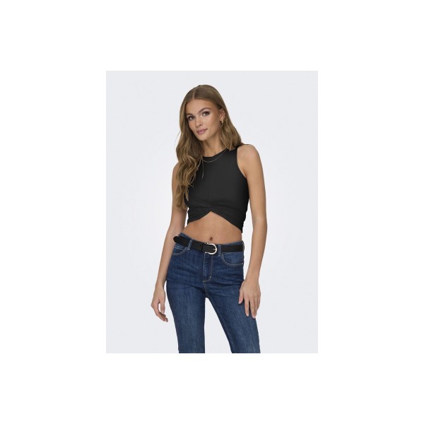 Only Onlsandy Crop Top Αμάνικο Γυναικείο (15319507 BLACK)