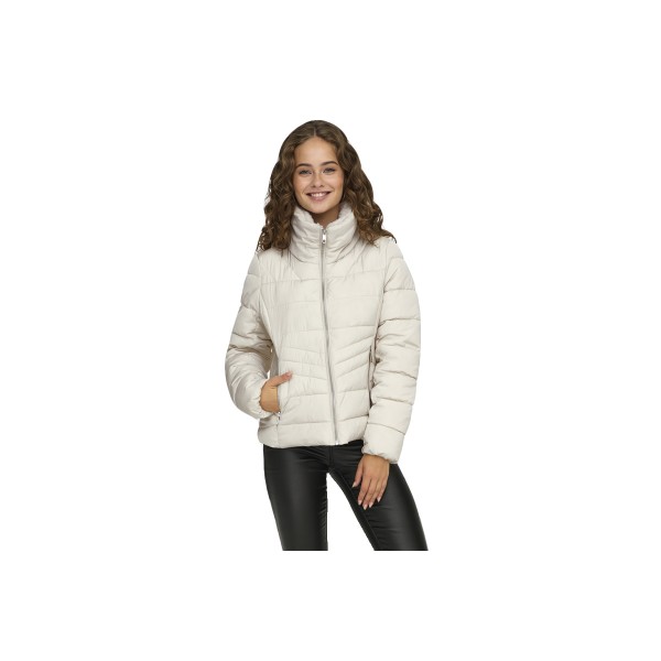 Only Onlhelen Short Μπουφάν Puffer Γυναικείο (15322008 PUMICE STONE)