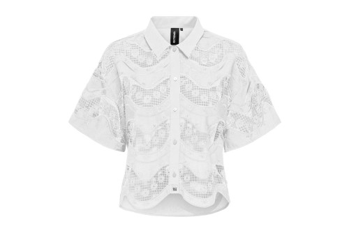 Only Onlsuko Life Ss Lace Πουκάμισο Κοντομάνικο Γυναικείο (15328927 CLOUD DANCER)