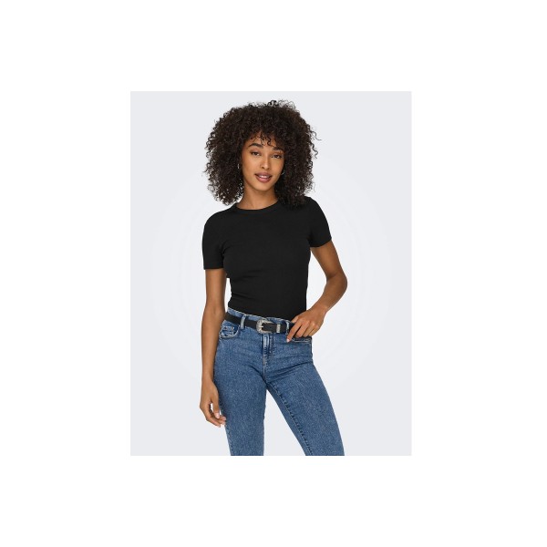Only Onleasy S-S Box Jrs T-Shirt Γυναικείο (15330639 BLACK)