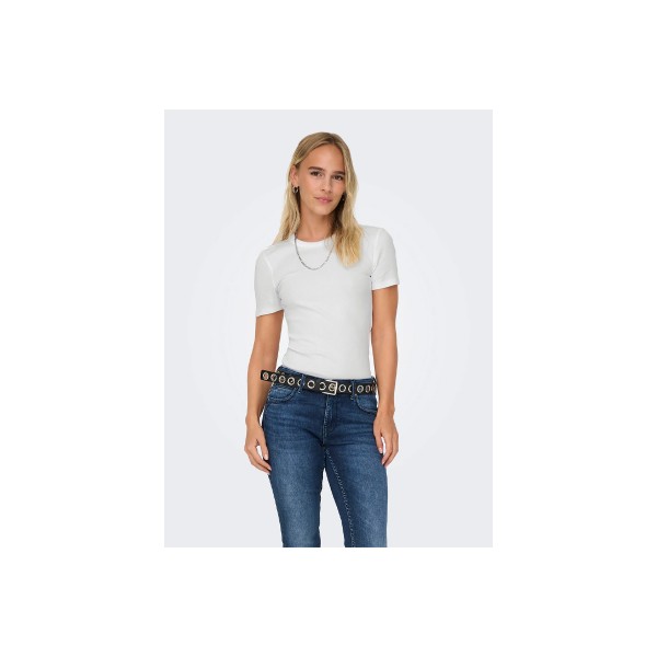 Only Onleasy S-S Box Jrs T-Shirt Γυναικείο (15330639 BRIGHT WHITE)