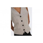 Only Linda Tailored Γυναικείο Γιλέκο Γκρι