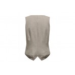 Only Linda Tailored Γυναικείο Γιλέκο Γκρι