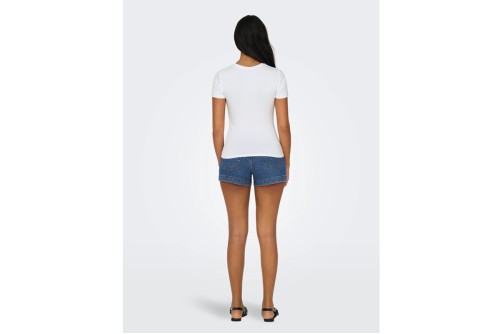 Only Onlfelina S-S Tight T-Shirt Γυναικείο (15336938 BRIGHT WHITE)