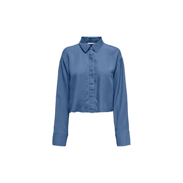 Only Onlcharis Life Πουκάμισο Μακρυμάνικο Γυναικείο (15337929 MEDIUM BLUE DENIM)