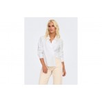 Only Kaia Life Ls Wrap Γυναικείο Μακρυμάνικο Πουκάμισο Λευκό