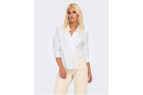 Only Onlkaia Life Ls Wrap Πουκάμισο Μακρυμάνικο Γυναικείο (15340153 BRIGHT WHITE)