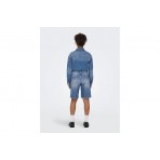 Only Onlmate Baggy Βερμούδα Τζιν Γυναικεία (15340976 MEDIUM BLUE DENIM)