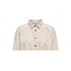 Only Grace Rhinestone Γυναικείο Μακρυμάνικο Πουκάμισο Μπεζ