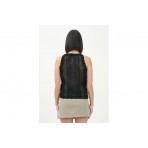 Only Lerin Life Γυναικείο Αμάνικο Crop Top Μαύρο
