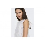 Only Onllou Life Emb S-S Φόρεμα Mini Γυναικείο (15342568 BRIGHT WHITE)