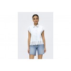 Only Onllou Life Emb S-S Πουκάμισο Αμάνικο Γυναικείο (15342569 BRIGHT WHITE)