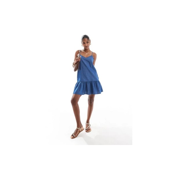 Only Onlnova Azure Giu Φόρεμα Mini Γυναικείο (15343007 MEDIUM BLUE DENIM)