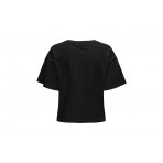 Only Onlterza S-S Top Box T-Shirt Γυναικείο (15343834 BLACK-STUDS POCK)
