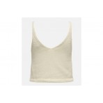 Only Onlcolette Knt Μπλούζα Αμάνικη Γυναικεία (15344411 ECRU-WHITE PEAR)