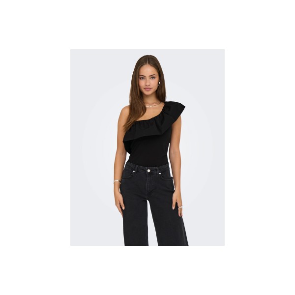 Only Onlsoffy One Shoulder Μπλούζα Αμάνικη Γυναικεία (15346901 BLACK)