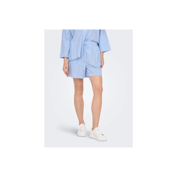 Only Onlaugusta Σορτς Casual Γυναικείο (15347659 CLOUD DANCER-BLUE STR)