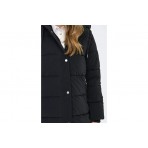 Only Onldixie Long Γυναικείο Μπουφάν Puffer με Κουκούλα Μαύρο