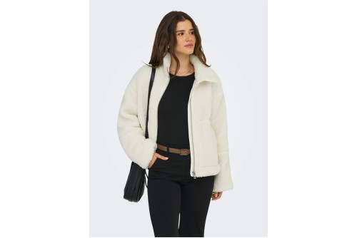 Only Onlaspen Μπουφάν Sherpa Γυναικείο (15349400 CLOUD DANCER)