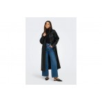 Only Onlbina Faux Leather Γυναικείο Παλτό Μαύρο