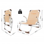 Escape Camping Καρεκλάκι Παραλίας Escape High Sand (15580)