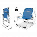 Escape Camping Καρεκλάκι Παραλίας Escape Max Μπλε (15668)