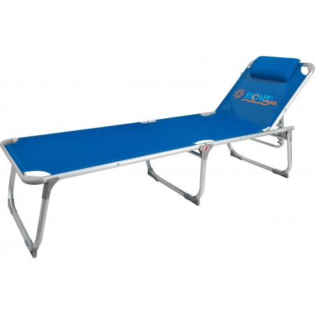 Escape Camping Ξαπλώστρα Τρίσπαστη Παραλίας Escape Max Μπλε 