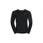 Odlo Fitted Crew Neck L-S Μπλούζα Ισοθερμική Ανδρική (159222 15000)