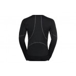 Odlo Fitted Crew Neck L-S Μπλούζα Ισοθερμική Ανδρική (159222 15000)