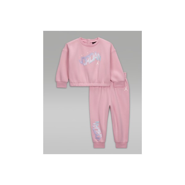 Jordan Jumpman Club 12-24M Bubble Fleece Σετ Φόρμας (15F415 A0W)