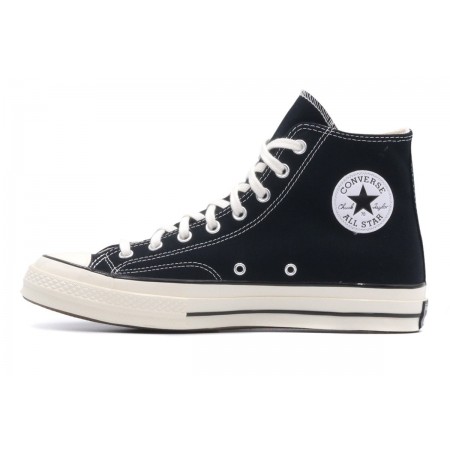 Converse Chuck 70 Hi Γυναικεία Μποτάκια Μαύρα & Λευκά