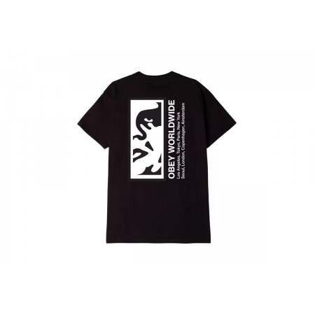 Obey Half Face Icon T-Shirt Ανδρικό 
