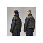 Rains Kevo Short Puffer Μπουφάν Μπλε Σκούρο, Χακί