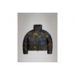 Rains Kevo Short Puffer Μπουφάν Μπλε Σκούρο, Χακί