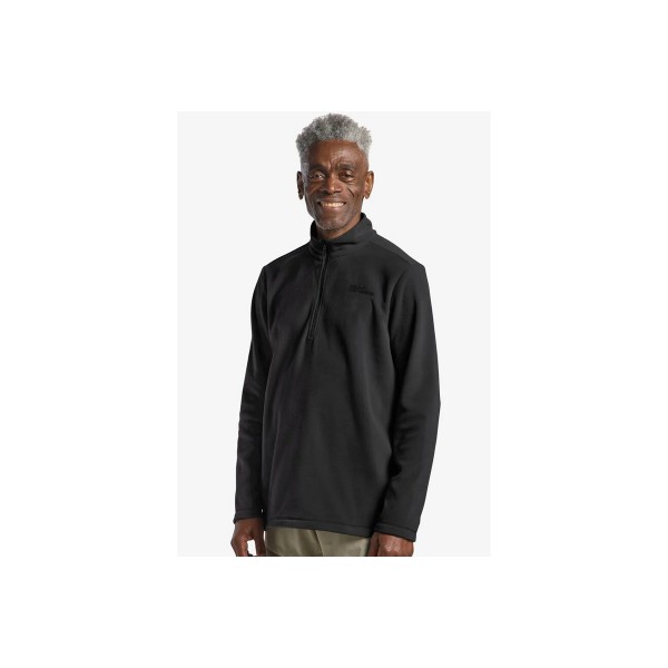 Jack Wolfskin Taunus Μπλούζα Fleece Με Φερμουάρ Ανδρική (1709522-6350)