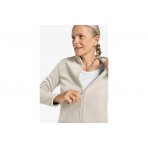 Jack Wolfskin Taunus Γυναικεία Ζακέτα Fleece Εκρού