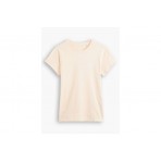 Levi's Γυναικείο Κοντομάνικο T-Shirt Μπεζ