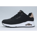 Skechers Uno - Golden Air Sneakers Μαύρα, Μπρονζέ, Λευκά