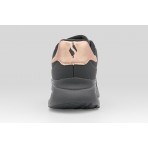 Skechers Uno Lite - Shimmer Along Sneakers Μαύρα, Χρυσά