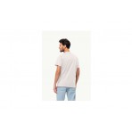 Jack Wolfskin Essential Ανδρικό Κοντομάνικο T-Shirt Λευκό