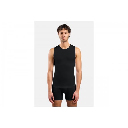 Odlo Active Light Base Layer Ανδρική Αμάνικη Μπλούζα Μαύρη