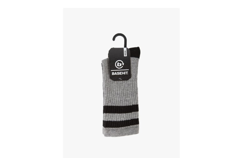 Basehit Unisex Κάλτσες μέχρι τη γάμπα Γκρι