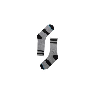 Basehit Ψηλές Κάλτσες 1 Ζευγάρι (202.BU08.10 GREY ML-BLACK)