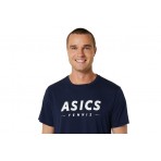 Asics Men Court Tennis Graphic Tee T-Shirt Ανδρικό (2041A259 400)