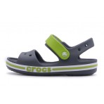 Crocs Bayaband Βρεφικά-Παιδικά Σανδάλια Γκρι, Πράσινα