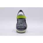 Crocs Bayaband Βρεφικά-Παιδικά Σανδάλια Γκρι, Πράσινα