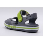 Crocs Bayaband Βρεφικά-Παιδικά Σανδάλια Γκρι, Πράσινα